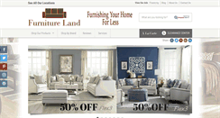 Desktop Screenshot of furnitureland.ca